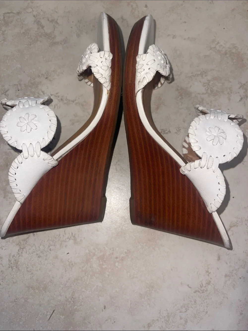 Jack Rogers Luccia Wedges sandals size 7.5 M